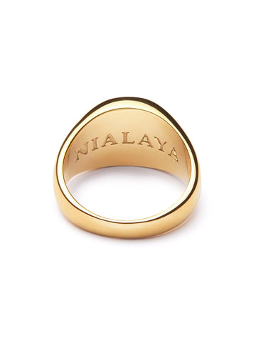 Nialaya Women's Ring Women's Limited Edition X Engraved Ring